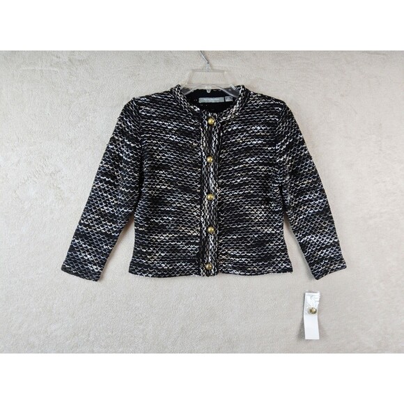 NY Collection Women's Button Front Sweater Petites Size PS - Picture 1 of 3